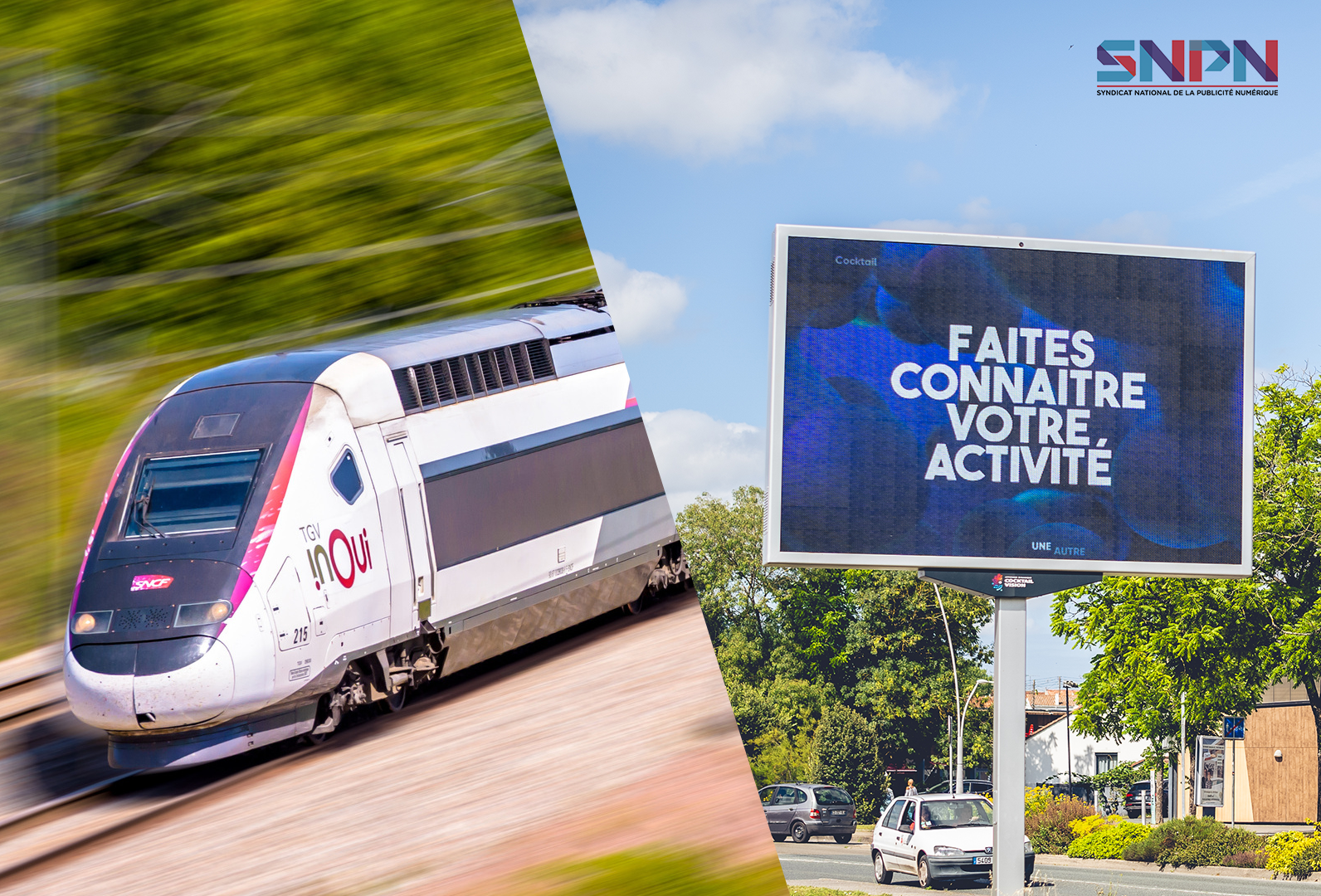 Quel lien peut-il y avoir entre un train et la publicité numérique ? C’est simple : l’écologie !